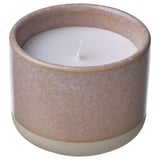LUGNARE شمعة معطرة في برطمان خزفي, ياسمين/زهري, 25 س
