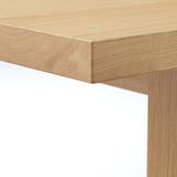 MÖCKELBY / NORRARYD طاولة و 6 كراسي, سنديان/أسود, ‎235x100 سم‏