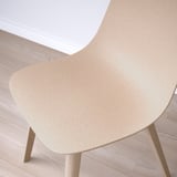 MÖCKELBY / ODGER طاولة و 6 كراسي, سنديان/أبيض/بيج, ‎235x100 سم‏