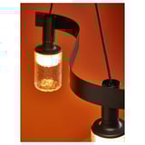 MOLNART لمبة LED E27 150 lumen, على شكل أنبوبي زجاج شفاف/نقش, 90 مم