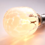 MOLNART لمبة LED E27 240 lumen, على شكل أنبوبي أبيض/زجاج شفاف, 120 مم