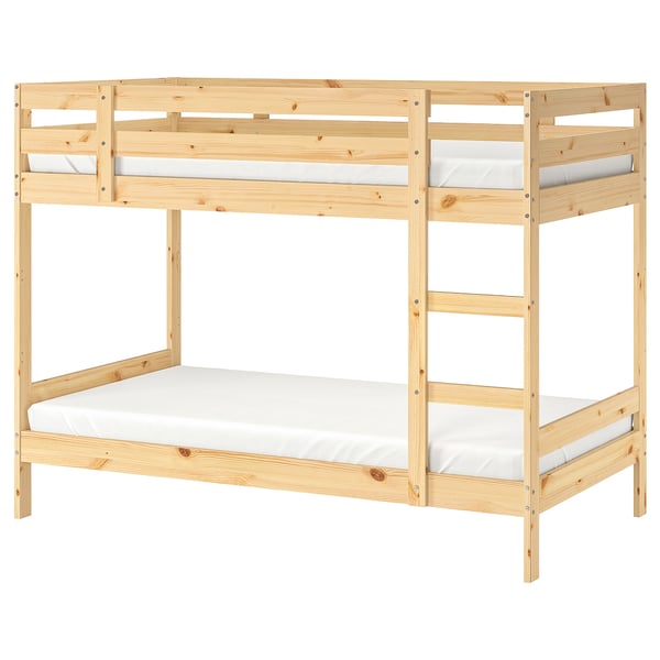 MYDAL إطار سرير بطابقين., صنوبر, ‎90x200 سم‏