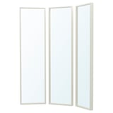 NISSEDAL تشكيلة مرايا, أبيض, ‎130x150 سم‏
