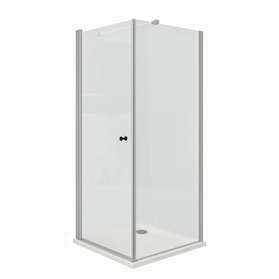 OPPEJEN / FOTINGEN كابينة استحمام مع حوض, ‎90x90x205 سم‏