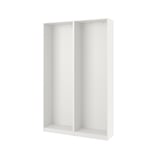 PAX هيكلي دولاب ملابس, أبيض, ‎150x35x236 سم‏