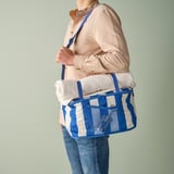 PILLERSTARR حقيبة حافظة, نقش/أزرق, ‎38x22x26 سم‏