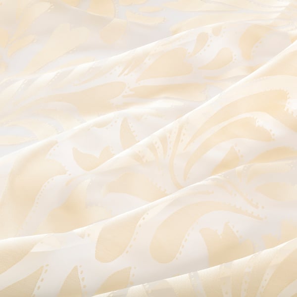 SKÄREFLY زوج ستائر رقيقة, بيج, ‎145x300 سم‏