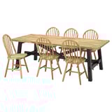 SKOGSTA / SKOGSTA طاولة و 6 كراسي, سنط/سنط, 235 سم