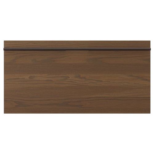 STENSTA واجهة دُرج, بني غامق قشرة خشب الدردار, 80x40 سم