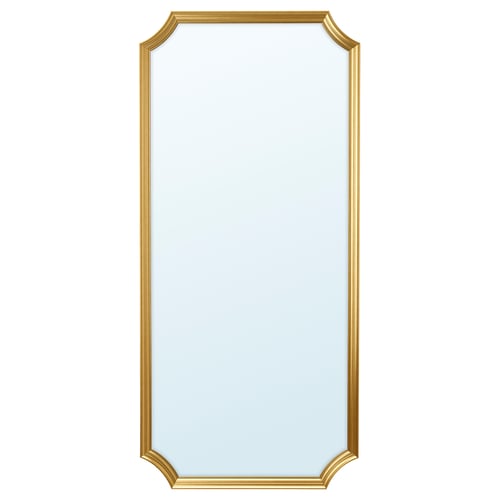 SVANSELE مرآة, لون ذهبي, 73x158 سم