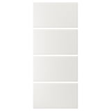 TJÖRHOM 4 ألواح لهيكل باب سحّاب, أبيض, ‎100x236 سم‏