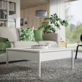 TONSTAD طاولة قهوة, أبيض-عاجي, ‎84x82 سم‏