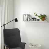 TROXHULT رف حائط, أبيض, ‎110x32 سم‏