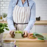 UPPFYLLD قطاعة فواكه، طقم من ٤, ألوان منوعة
