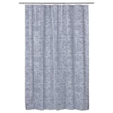 ÄNGSKLOCKA Shower curtain, white/blue, 180x200 cm