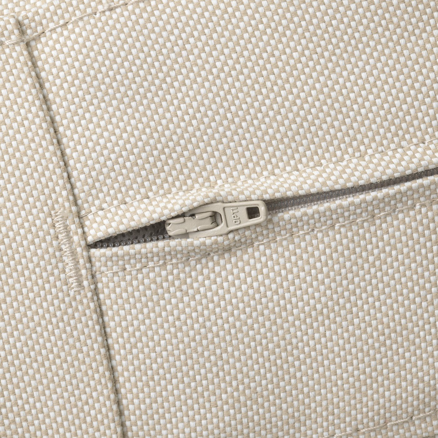 Applaro وحدة كنب 3 مقاعد خارجي مع مسند أقدام صباغ بني Froson Duvholmen بيج Ikea