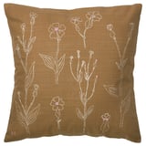 ÅKERNEJLIKA Cushion cover, brown embroidery, 50x50 cm