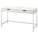 Option: ALEX Desk, white, 132x58 cm
