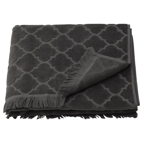 ALLSJÖN bath towel, grey, 70x140 cm IKEA