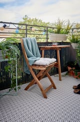 ALTAPPEN Floor decking, outdoor, light grey, 0.81 m²