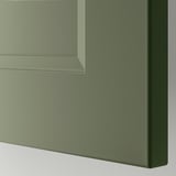 AXSTAD 2-p door f corner base cabinet set, grey-green, 26x80 cm