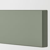 AXSTAD Drawer front, grey-green, 40x10 cm