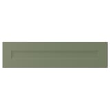 AXSTAD Drawer front, grey-green, 80x20 cm