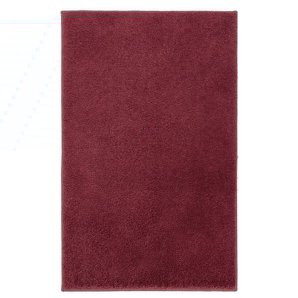 BACKMÅRA Bath mat, deep red, 50x80 cm
