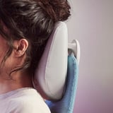 BÄSTBOLL Gaming chair, blue/Mjuk light grey