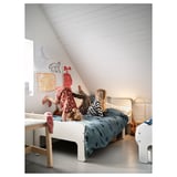 BARNDRÖM Duvet cover and pillowcase, car pattern/blue, 150x200/50x80 cm