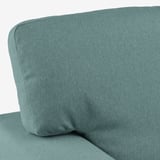 BÅRSLÖV 3-seat sofa-bed, Tibbleby light grey-turquoise