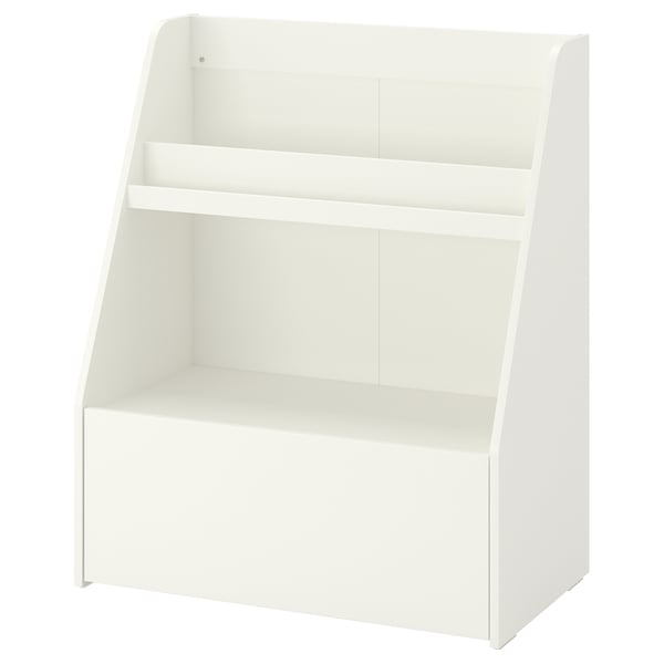 BERGIG Book display with storage, white