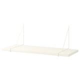 BERGSHULT / PERSHULT Wall shelf, white/white, 80x30 cm