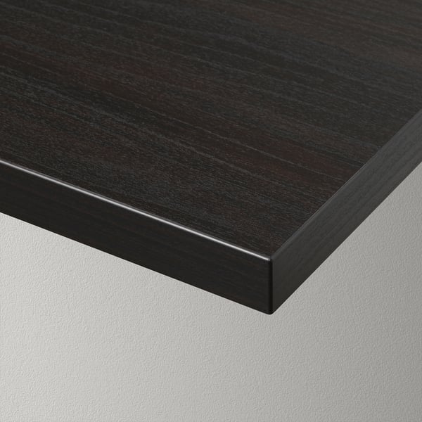 BERGSHULT / RAMSHULT Wall shelf combination, brown-black, 120x30 cm