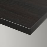 BERGSHULT / RAMSHULT Wall shelf combination, brown-black, 120x30 cm