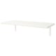 Option: BERGSHULT / TOMTHULT Shelf with bracket, white, 80x30 cm
