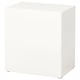 BESTÅ Shelf unit with door, white/Lappviken white, 60x42x64 cm