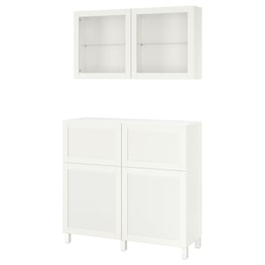 Besta Storage Combination W Doors Drawers Black Brown Hanviken