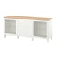 Option: BESTÅ Storage combination with drawers, Sindvik white/Lappviken/Stubbarp white, 180x42x76 cm