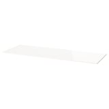 BESTÅ Top panel, high-gloss white, 120x42 cm