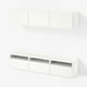 BESTÅ TV bench, white/Lappviken white, 180x42x185 cm