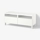 BESTÅ TV bench with drawers, white/Laxviken/Stubbarp white, 120x42x48 cm