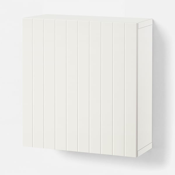 BESTÅ Wall-mounted cabinet combination, white/Sutterviken white, 60x22x64 cm
