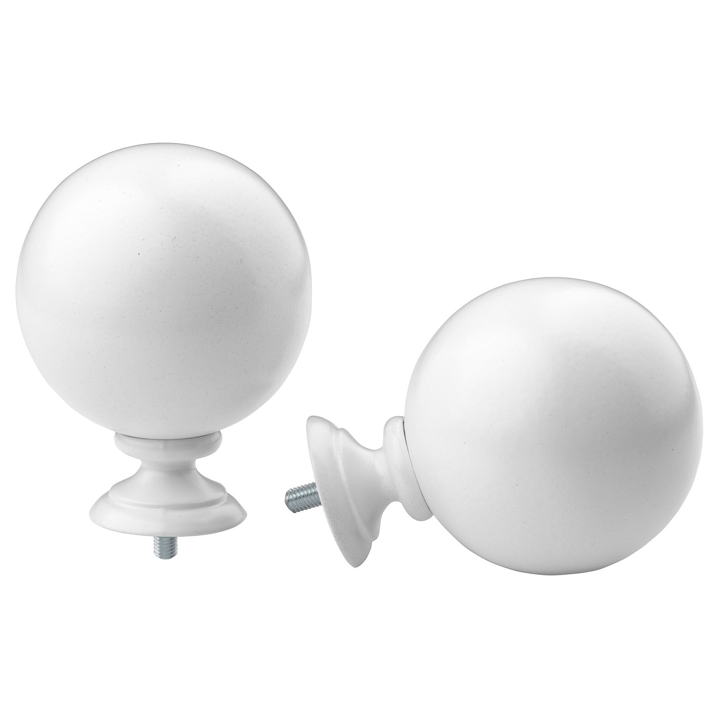BESTÅNDSDEL Finials, 1 pair, white IKEA