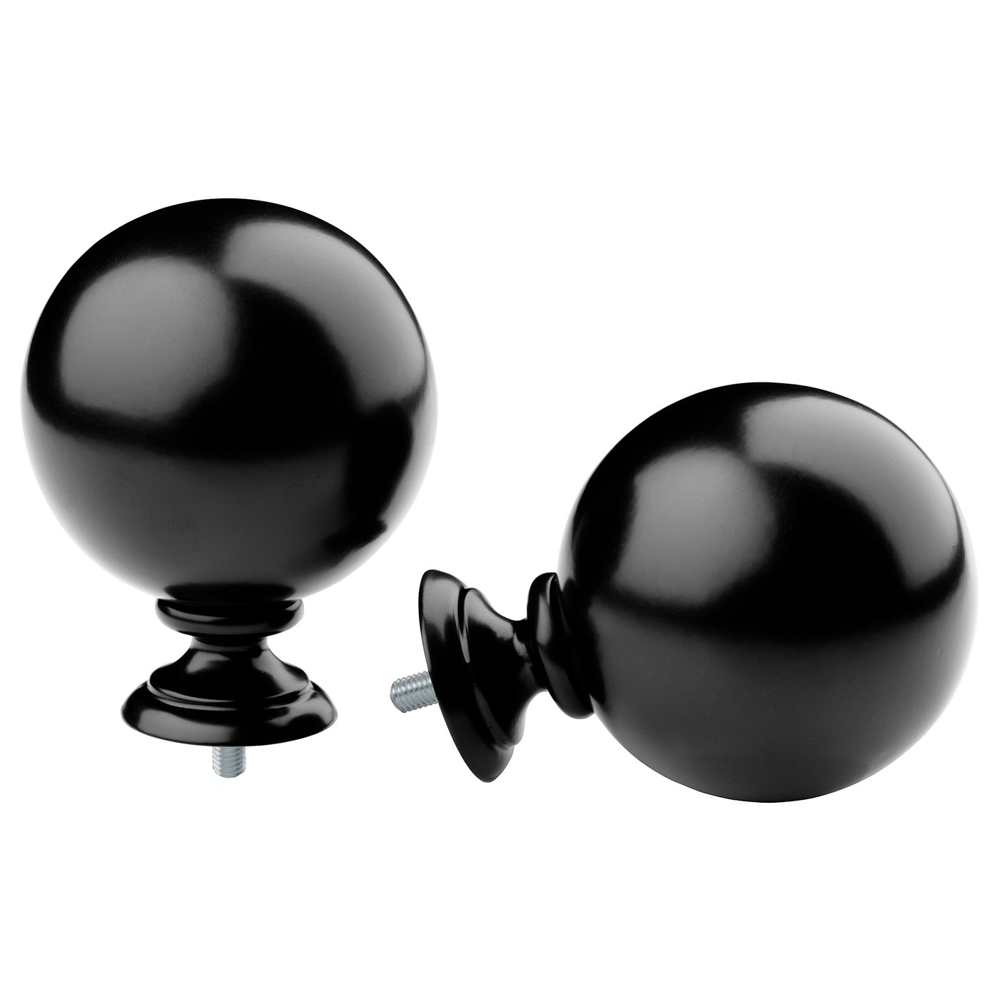 BESTÅNDSDEL Finials, 1 pair black IKEA