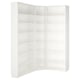 BILLY Bookcase corner comb w ext units, white, 136/136x28x237 cm