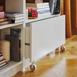 BILLY Bookcase with drawer, white, 80x30x202 cm