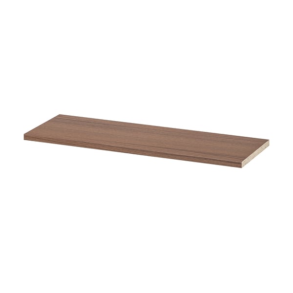 BILLY Extra shelf, brown ash veneer, 76x26 cm IKEA