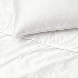 BJÖRKAL Duvet cover and 2 pillowcases, white, 240x220/50x80 cm