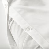 BJÖRKAL Duvet cover and 2 pillowcases, white, 240x220/50x80 cm